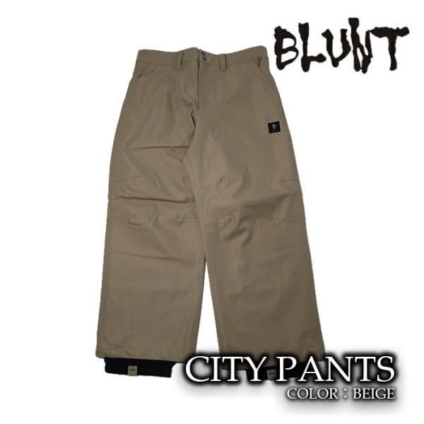 日本正規品 スノーボード ウェア パンツ ブラント BLUNT CITY PT Beige