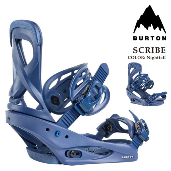 日本正規品 スノーボード ビンディング バートン BURTON WOMENS SCRIBE Re:Flex Night Fall スクライブ リフレックス バインディング レディース 25-26