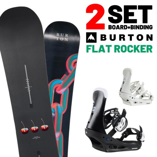 爆買 日本正規品 取付可能 スノーボード ビンディング 2点セット バートン BURTON CULTIVATOR + FREESTYLE Re:Flex カルチベーター フリースタイル リフレックス 板 バインディング メンズ 25-26