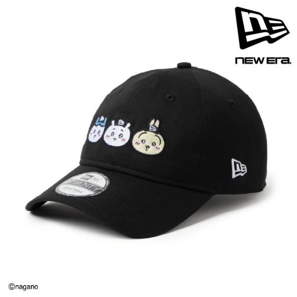 日本正規品 ニューエラ NEW ERA 9TWENTY ちいかわ / ちいかわ・ハチワレ・うさぎ ブラック 14864520 キャップ 帽子