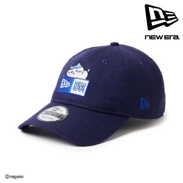 日本正規品 ニューエラ NEW ERA 9TWENTY ちいかわ / ボックスロゴ ハチワレ ライトネイビー 14864517 キャップ 帽子