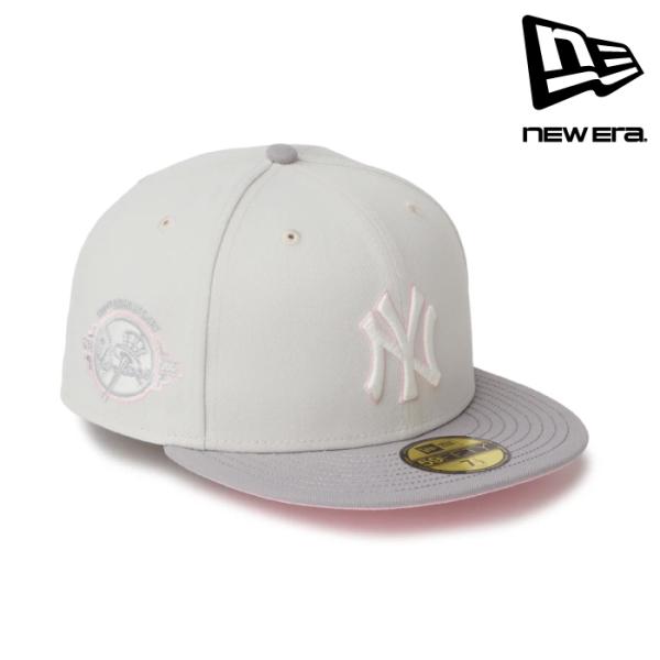 日本正規品  ニューエラ NEW ERA 59FIFTY Sakuranagashi 桜流し ニューヨーク・ヤンキース サンディリネン/グレー 14745146  キャップ 帽子