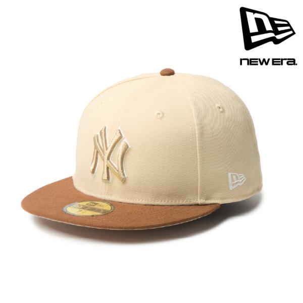 日本正規品 ニューエラ NEW ERA 59FIFTY Mocha Mousse ニューヨーク・ヤンキース オーツミルク/トッフィー 14745151 キャップ 帽子