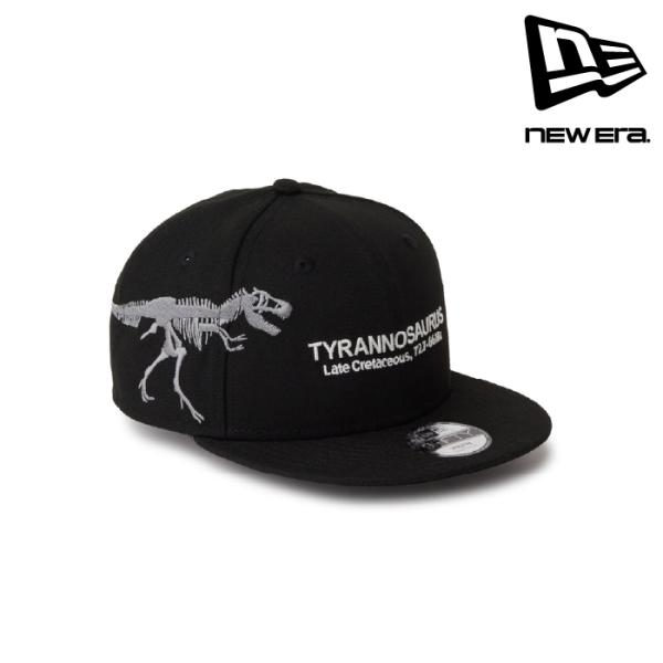 日本正規品 ニューエラ NEW ERA キッズ Youth 9FIFTY Tyrannosaurus ティラノサウルス 化石 ブラック 14746963 キャップ 帽子 子供