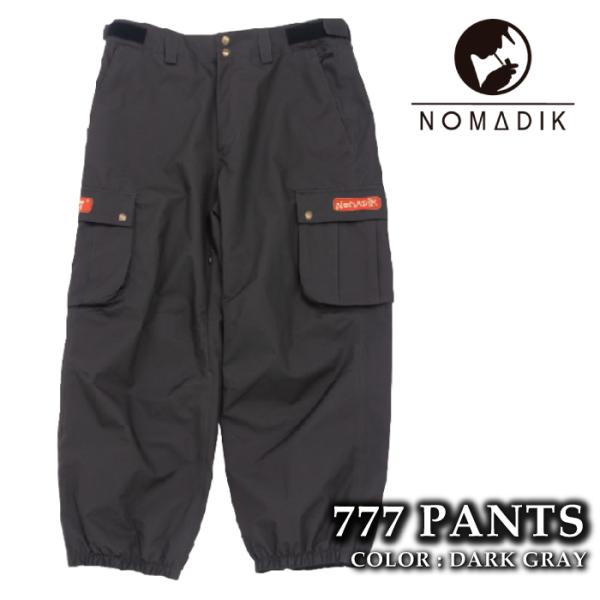 NOMADIK ノマディック 777パンツ スノーボードウェア NOMADIK ノマディック スノーボード ウェア パンツ ユニセックス