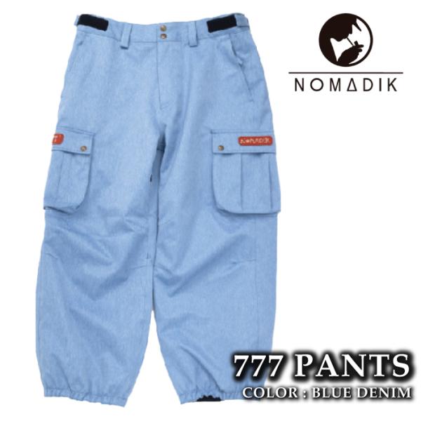 NOMADIK nomadik ノマディック777 パンツのみ 24-25 NOMADIK ノマディック スノーボード ユニセックス ウェア