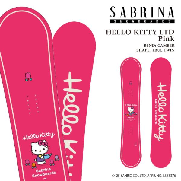 SABRINA（サブリナ） 日本正規品 スノーボード 板 SABRINA HELLO KITTY