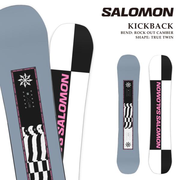 日本正規品 スノーボード 板 サロモン SALOMON KICKBACK キックバック メンズ 25-26