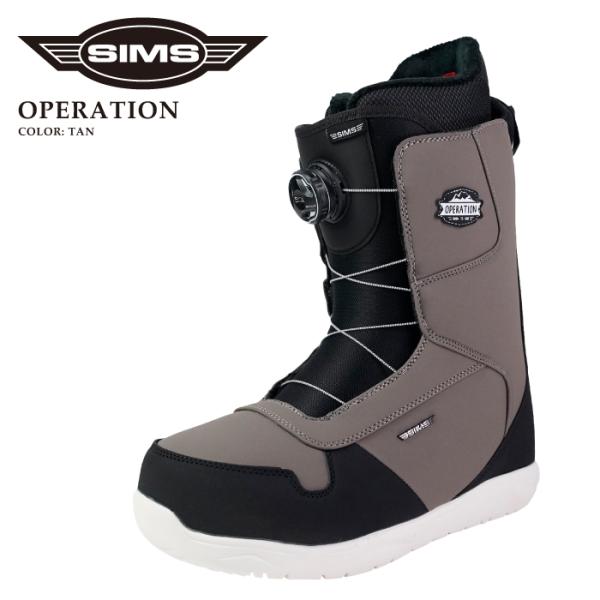 SIMS 日本正規品 スノーボード ブーツ シムス SIMS OPERATION Tan