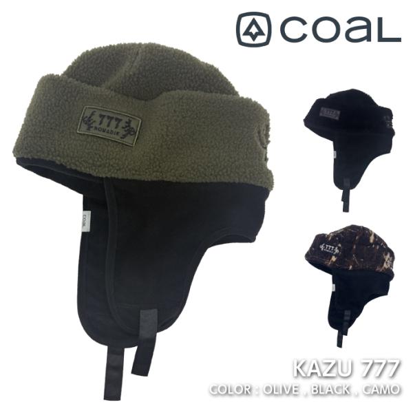 日本正規品 ビーニー コール COAL KAZU 777 Black・Camo・Olive カズ 國母和宏 スノーボード スキー メンズ レディース 26-27