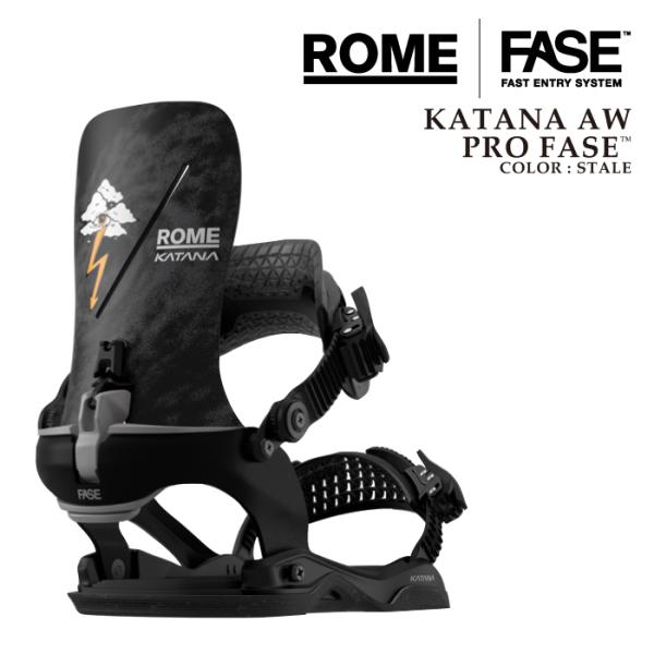 日本正規品 スノーボード ビンディング ローム ROME SDS KATANA AW PRO FASE Stale カタナ アシムラップ プロ フェイズ バインディング メンズ レディース 26-27