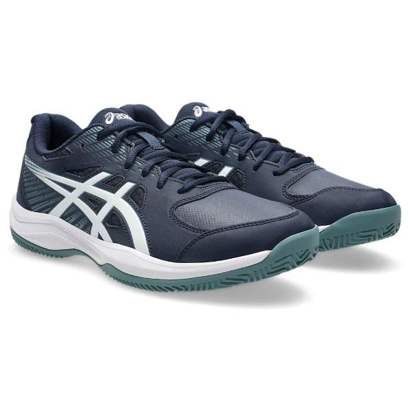 asics アシックス COURT SLIDE 4 CLAY/OC（オムニ・クレー） テニスシューズ 1041A491-401(Midnight/White)