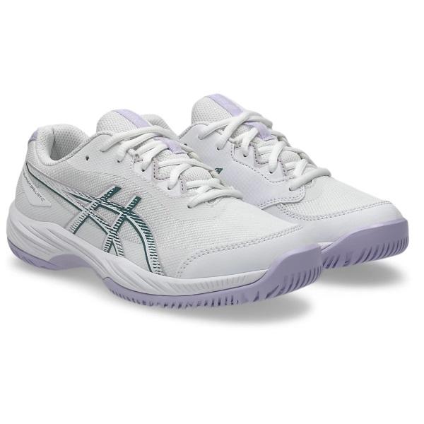 asics アシックス GEL-NETBURNER BALLISTIC 4 GS（キッズ） ジュニアバレーボールシューズ 1054A013-103(White/Foggy Teal)