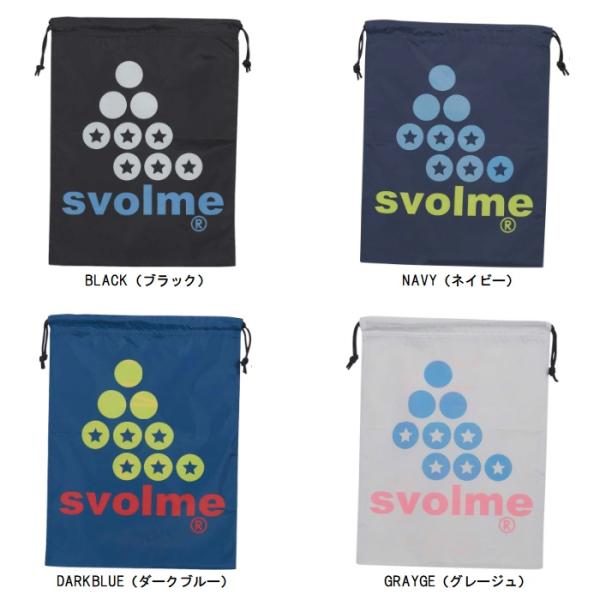 SVOLMEのシンボルロゴを2022秋冬シーズンならではのカラーでプリントした定番のシューズ袋。■メーカー：SVOLME スボルメ■品名：ロゴシューズ袋■品番：1223-02129■カラー・BLACK（ブラック）・NAVY（ネイビー）・DA...