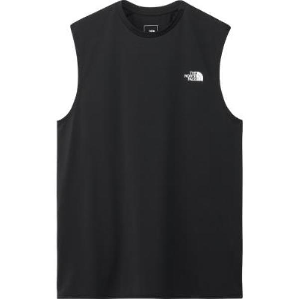 【メール便対応】THE NORTH FACE ノースフェイス スリーブレスGTDメランジクルー（メンズ） ランニングシャツ・アウトドアシャツ NT12594-K(ブラック)