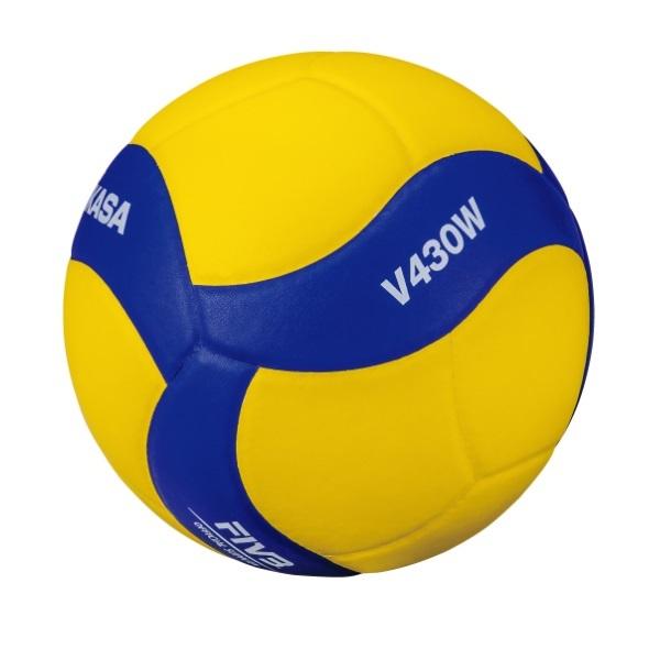MIKASA（ミカサ） 練習球4号 バレーボール V430W(ブルー/イエロー