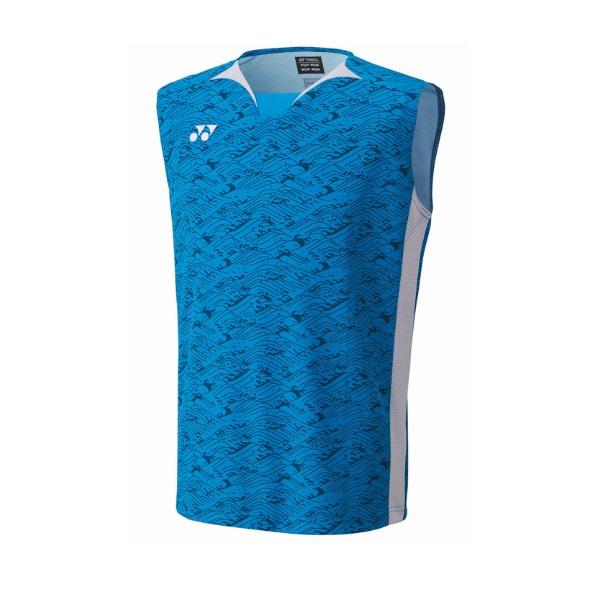 バドミントン YONEX 水色 ノースリーブシャツ L