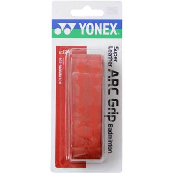 YONEX ヨネックス スーパーレザー ARCグリップ バドミントングリップテープ AC124-001(レッド)