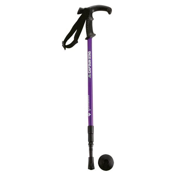 CAPTAIN STAG キャプテンスタッグ FEELBOSCO トレッキングステッキTグリップ3段スライドPL M−9837  M9837