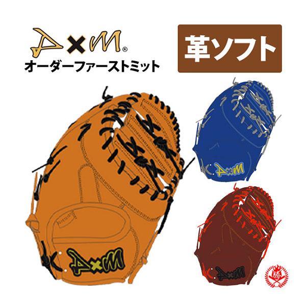 D×M 硬式用ファーストミット D×M ディーバイエム オーダーミット 硬式革使用 ソフトボール MADE IN