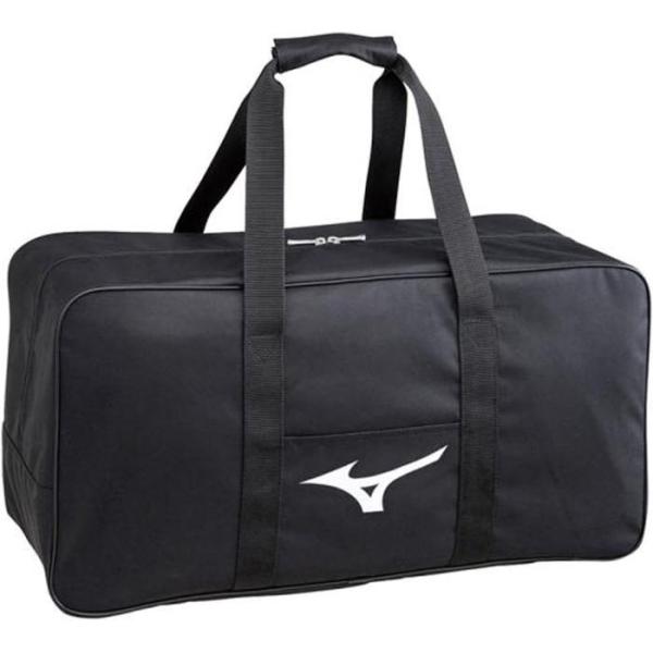 商品説明●素材  :ポリエステル（裏加工PU）●カラー: 09：ブラック●サイズ：L60×W25×H30（50L）●容量  ：キャッチャー用具1セット入れ。※約５０リットル