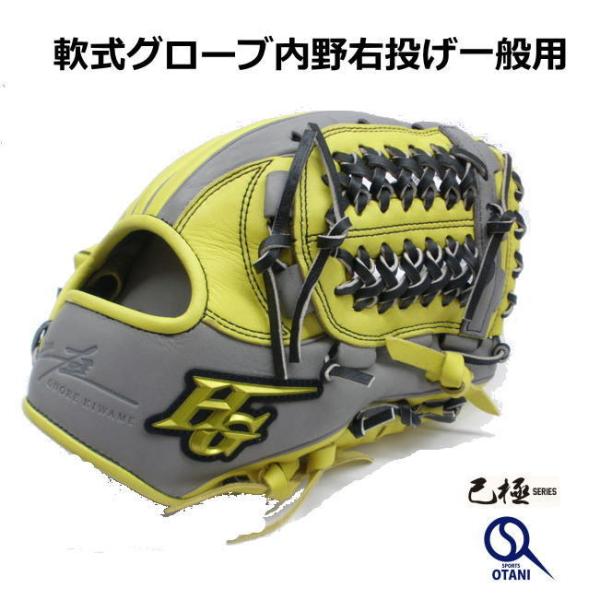 2022正規激安】 軟式己極シリーズ 限定グローブ グラフ 赤黒 内野用