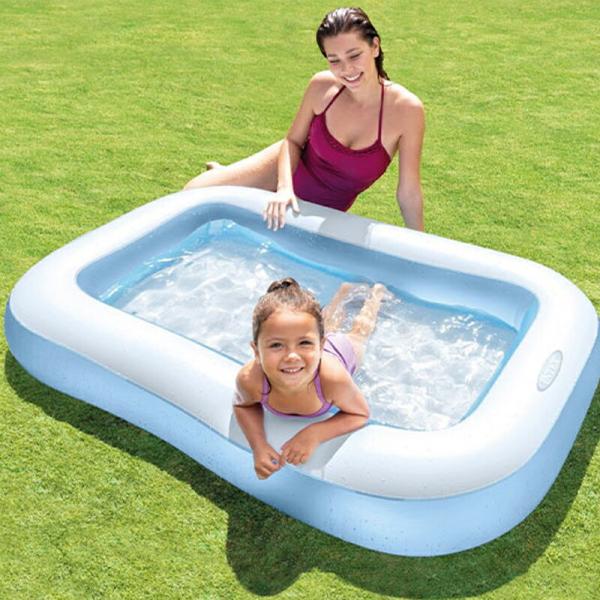 プール 家庭用 57403 INTEX レクタングラベビープール 166 x 100 x 25 cm ｜ 日本正規品 インテックス