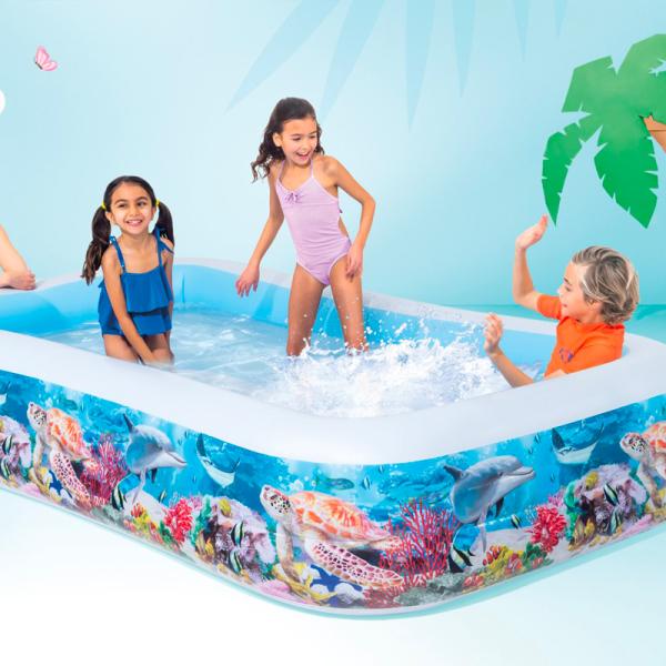 プール 家庭用 58485 INTEX シーライフスイムセンタープール 305×183×56cm ｜ 日本正規品 インテックス