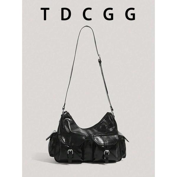 バッグ レディース ショルダーバッグ Y2Kレトロファッション PUレザー