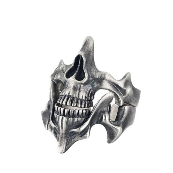 詳細 : メタル着用時期 : デイリー要素 : スカルスタイル : カジュアルカラー : アンティークシルバー素材 : 亜鉛合金