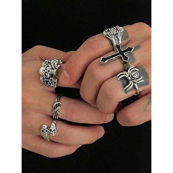 着用時期 : デイリー要素 : スタースタイル : ゴシックカラー : アンティークシルバー素材 : 亜鉛合金