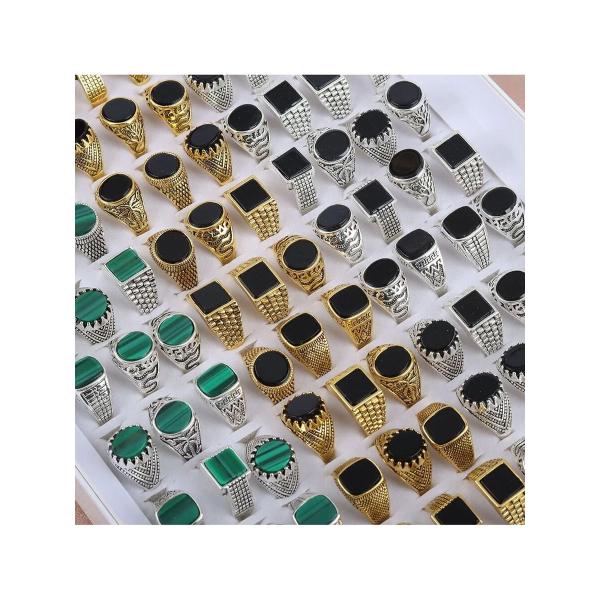 詳細 : ジェムストーン着用時期 : ギフト要素 : 多元素スタイル : Vintageスタイルタイプ : 10個の混合色の幾何学的なリングリング 素材 : 亜鉛合金