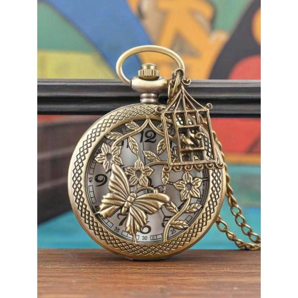 着用時期 : デイリー要素 : 花ストラップ素材 : 亜鉛合金スタイル : Vintageカラー : ブロンズ表示タイプ : ポインター素材 : 亜鉛合金ケース素材 : 亜鉛合金電源 : 電池式(ボタン電池/コイン電池)