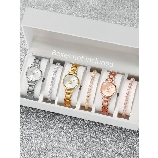 腕時計 レディース セット 女性用エレガントなミニマリストデザイン