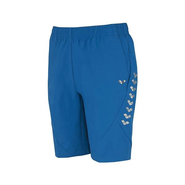 ストレッチ性のあるソロテックスで動きやすいウインドハーフパンツ。アリーナ独自の身体にフィットするアクアスパイラルパターンを採用。■素材ポリエステル52%　複合繊維(ポリエステル)48%。■機能ストレッチ　はっ水。