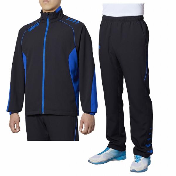 チームラインがデザインされたクロスジャケット+クロスロングパンツ。クロス素材を使用しており、着用しやすいシンプルなデザインがポイントです。■素材表地:ポリエステル100%  裏地:ポリエステル 。