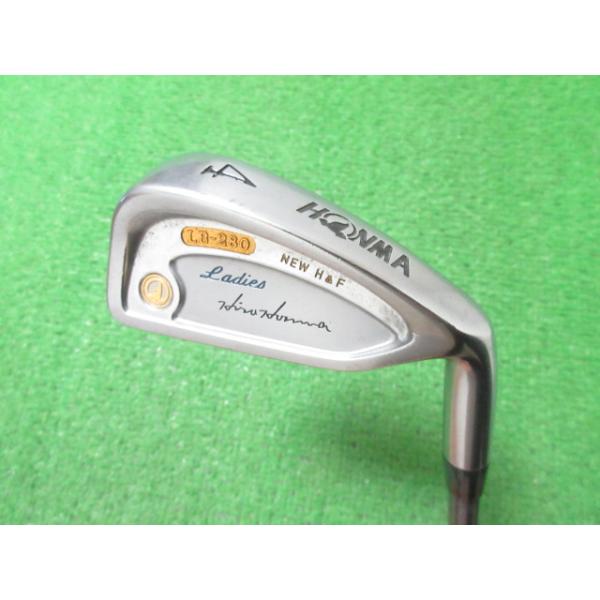 中古 レディース ホンマ LB-280 NEW H&F 金 GNi 2星 2S アイアン #4 L JP 右用