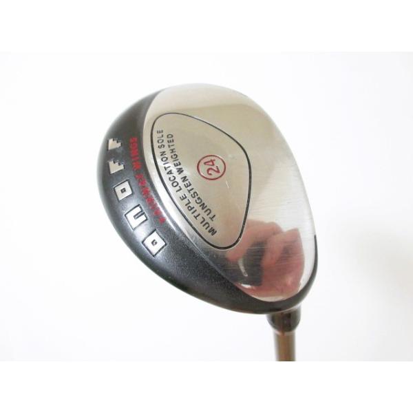中古 レディース ダイワ オノフ ONOFF FAIRWAY WINGS ユーティリティ 24度 SMOOTH KICK LP-406U L 右用