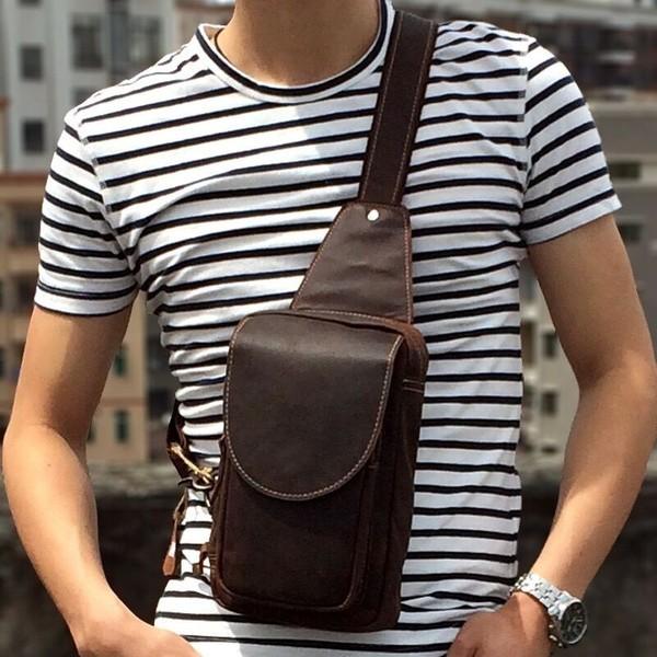 ボディバッグ メンズ ヌメ革 本革 バッグ ショルダー レザー Bag0 アウトドア用品 通販 Yahoo ショッピング