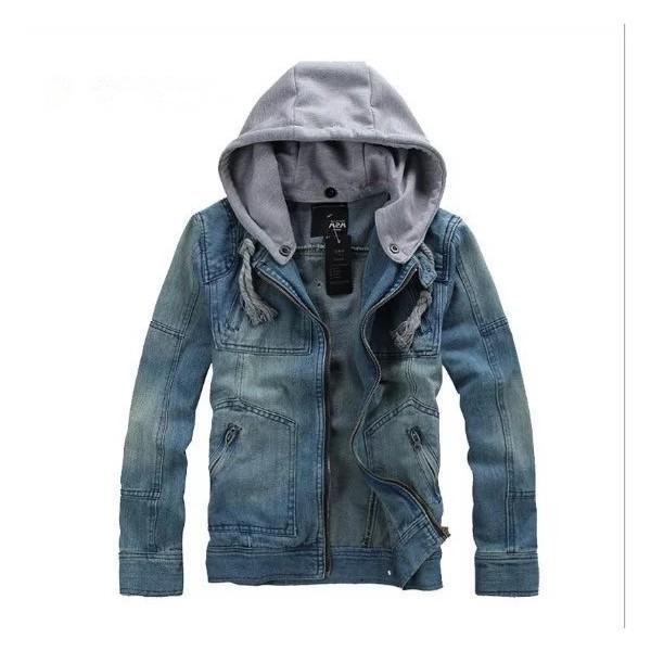 デニムジャケット メンズ Gジャン デニム ジージャン ダメージ 長袖