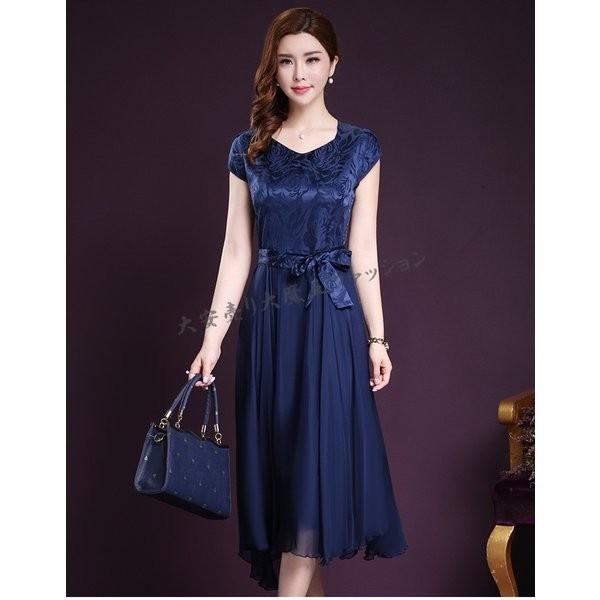 パーティードレスお呼ばれ結婚式ドレスロング シフォンワンピースミモレ丈パーティーきれいめレディーススリム Shirt135 アウトドア用品 通販 Yahoo ショッピング