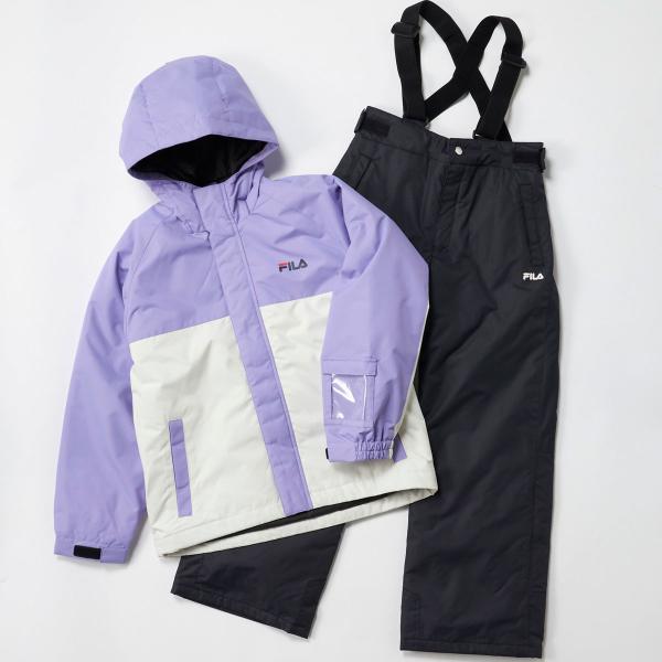 FILA（フィラ） キッズ ジュニア スキーウェア 上下セット