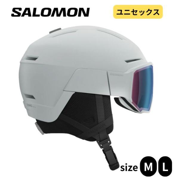 利便性、快適さ、スタイルを兼ね備えた Salomon の一体型 Osmo Pro SIGMA? Photo バイザーヘルメット。一部にリサイクル素材を使用した このモデルは、光の変化に対応し、色のコントラストを高める全天候型 SIGMA? ...