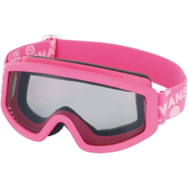【商品名】101S-GRY キッズ（子ども用）ゴーグル【フレームカラー】PIPI ピンク×ピンク【レンズカラー】グレイ可視光線透過率：48％紫外線透過率：0.1％以下（UVカット99.9％以上）付属品：取扱説明書生産国：日本製対象年齢：3歳...
