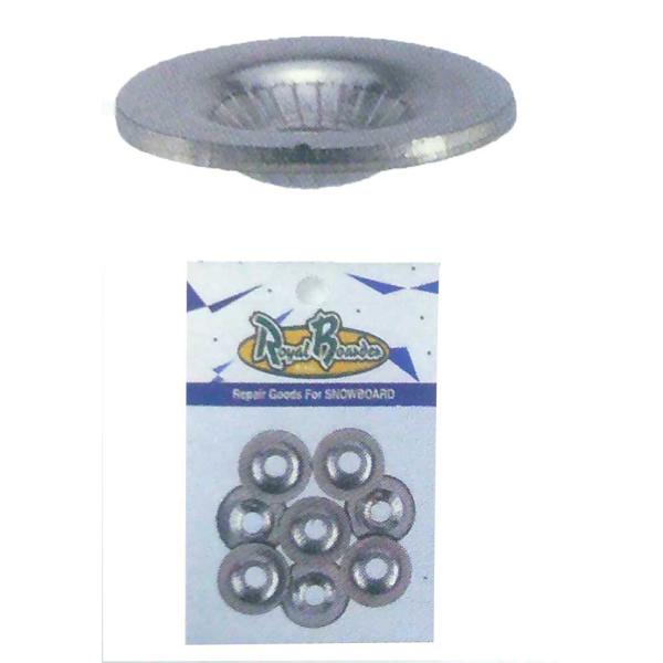 海外ブランドビンディングを国産スノーボードに取り付ける際にねじ高を合わせるために使用します。