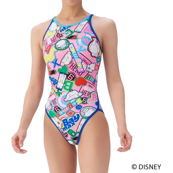 新品未使用品,MOSCHINO カラフルアルファベットワンピース水着 アリーナ（arena） メール便OK 2025FW レディース ディズニー ベイ