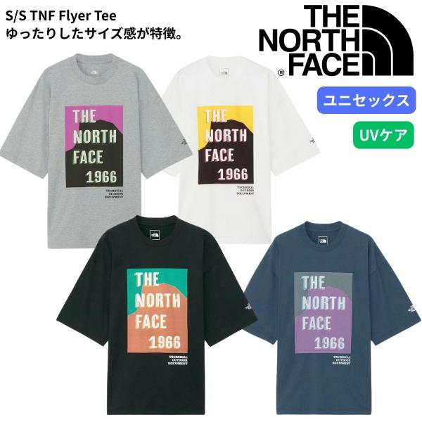 メール便OK メンズ レディース 半袖 Ｔシャツ トップス ビッグシルエット ロゴTシャツ UVカット ザ・ノース・フェイス THE NORTH FACE NT32432