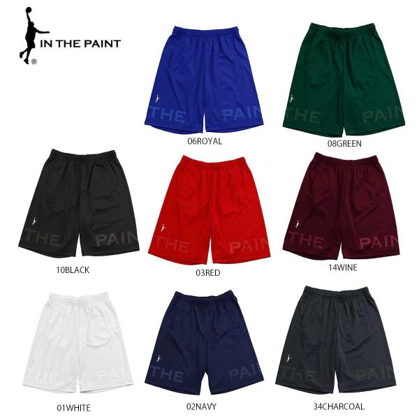 メール便OK バスケットショーツ バスケットパンツ SHORTS バスケショーツ IN THE PAINT(インザペイント) ITP23311