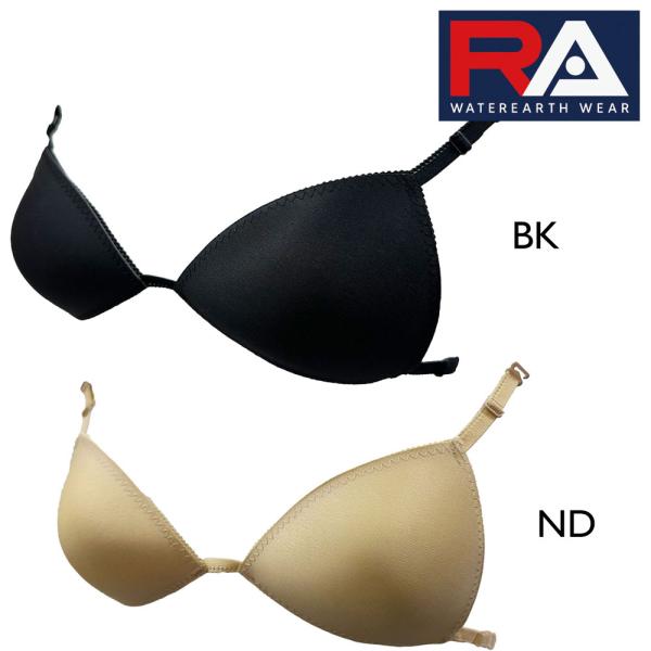 【カラー】BKブラックNDヌード【素材】本体：ポリウレタン100%、表地：ポリエステル100%、テープ：ナイロン80%　ポリウレタン20%【特徴】フック式の女性用スイムパッド。