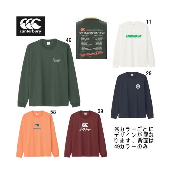 【Fabric】本体：コットン100％環境に配慮した程よい肉厚感のオーガニックコットンを使用したロングスリーブTシャツです。 カンタベリーブランドのルーツであるニュージーランドをテーマとしたオリジナルグラフィック、カンタベリーのアーカイブロ...